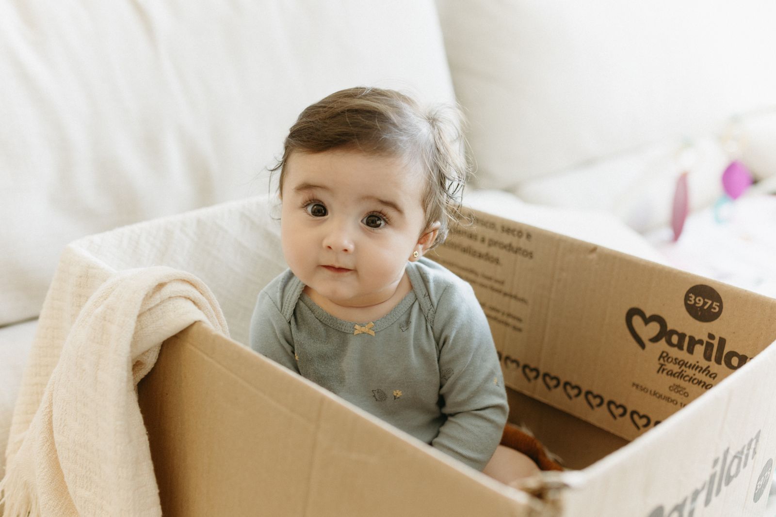 A child at around 2 months